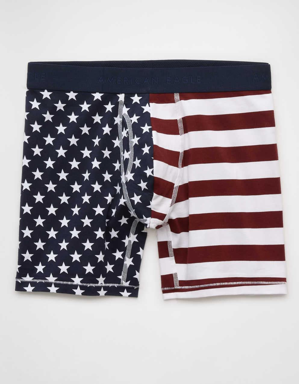 AEO Men's Stars & Stripes 6" Classic Boxer Brief