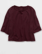 Aerie Unwind Waffle T-Shirt