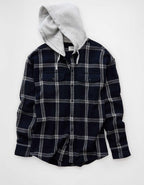 AE Hooded Flannel Shirt