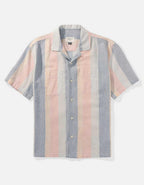 AE Poolside Linen-Blend Striped Button-Up Shirt