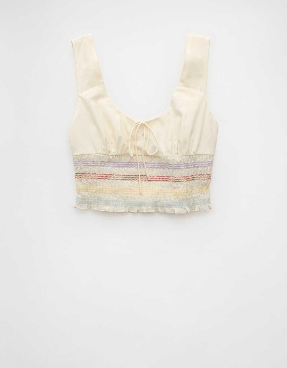 AE Pride Smocked Crop Top