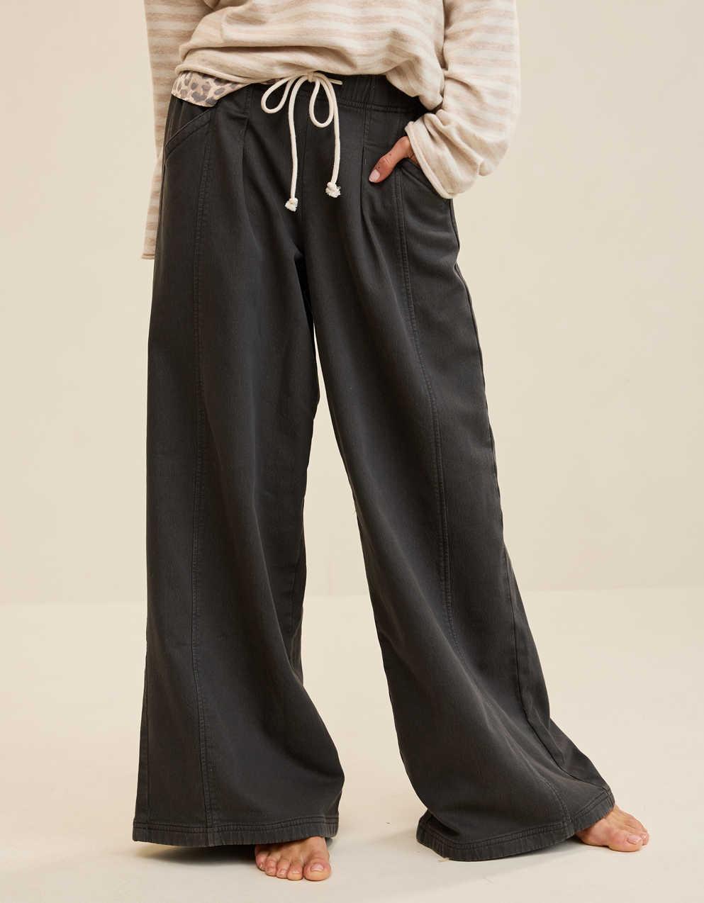 Aerie Daydream Denim Stretch Trouser