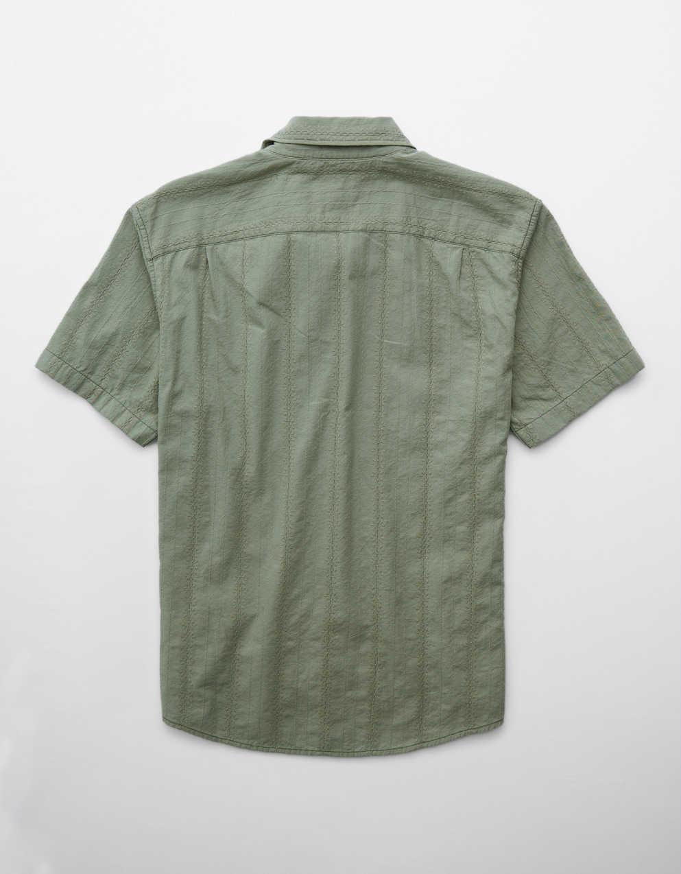 AE Poolside Printed Button-Up Shirt