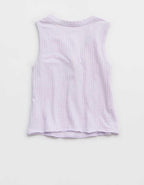 Aerie Shadow Stripe Henley Tank Top
