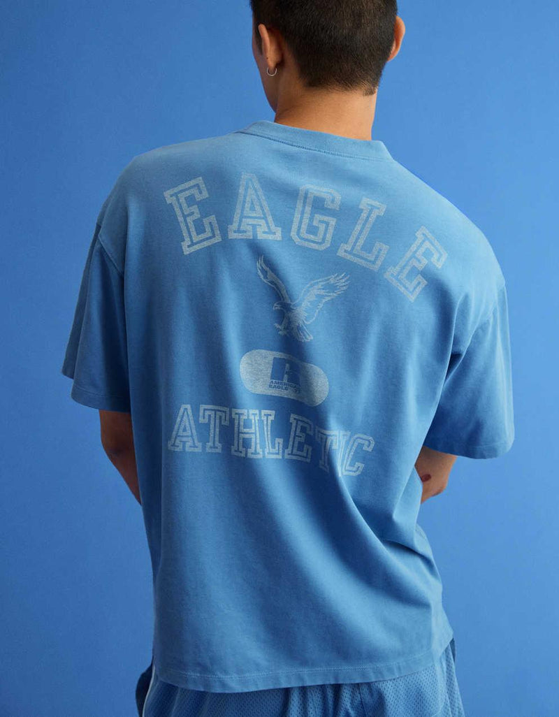 AE x Russell Athletic Heavyweight Eagle Graphic T-Shirt