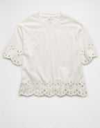 AE Boxy Eyelet T-Shirt