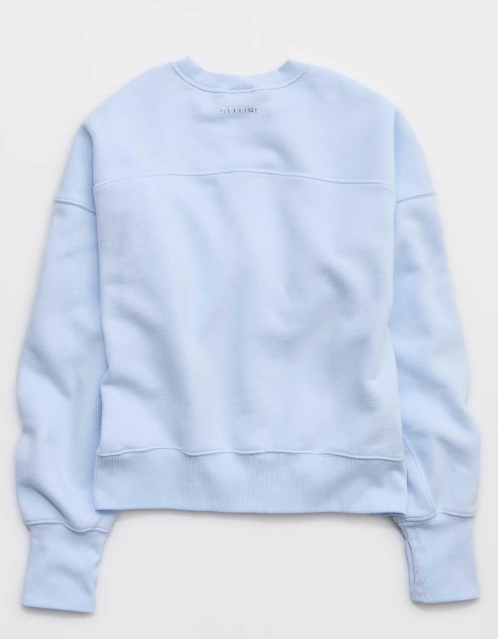 OFFLINE By Aerie Cloud Fleece Classic Crewneck Sweatshirt