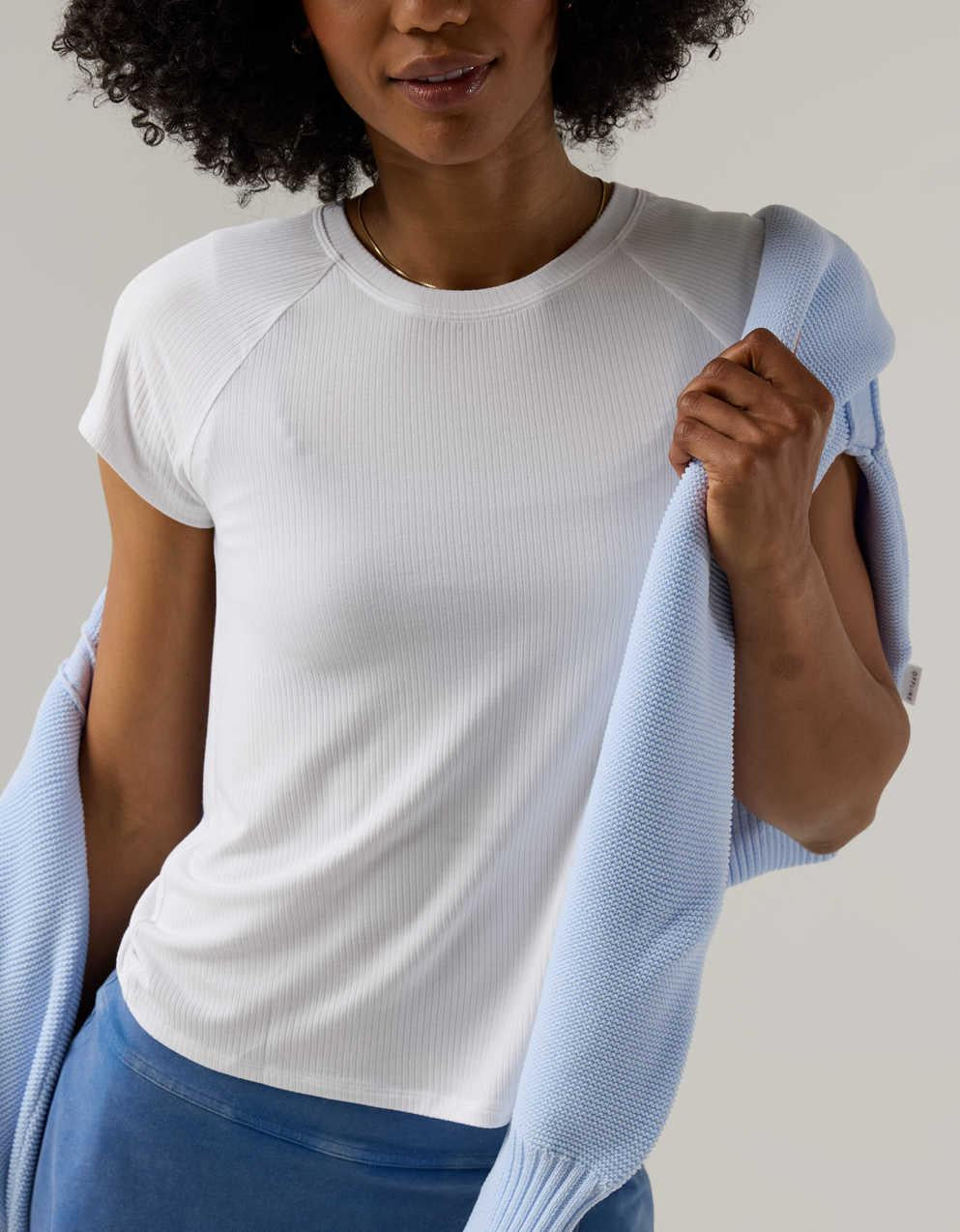 OFFLINE By Aerie Thumbs Up Ribbed T-Shirt