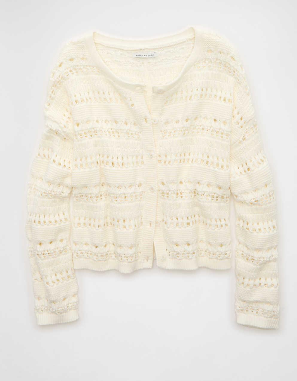 AE Open Stitch Cardigan