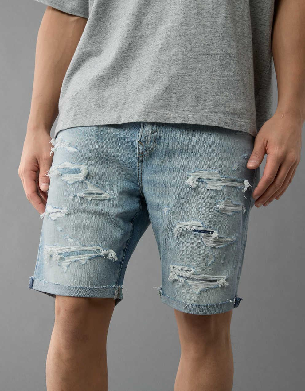 AE 9" EasyFlex Patched Denim Short