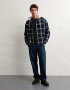 AE Hooded Flannel Shirt