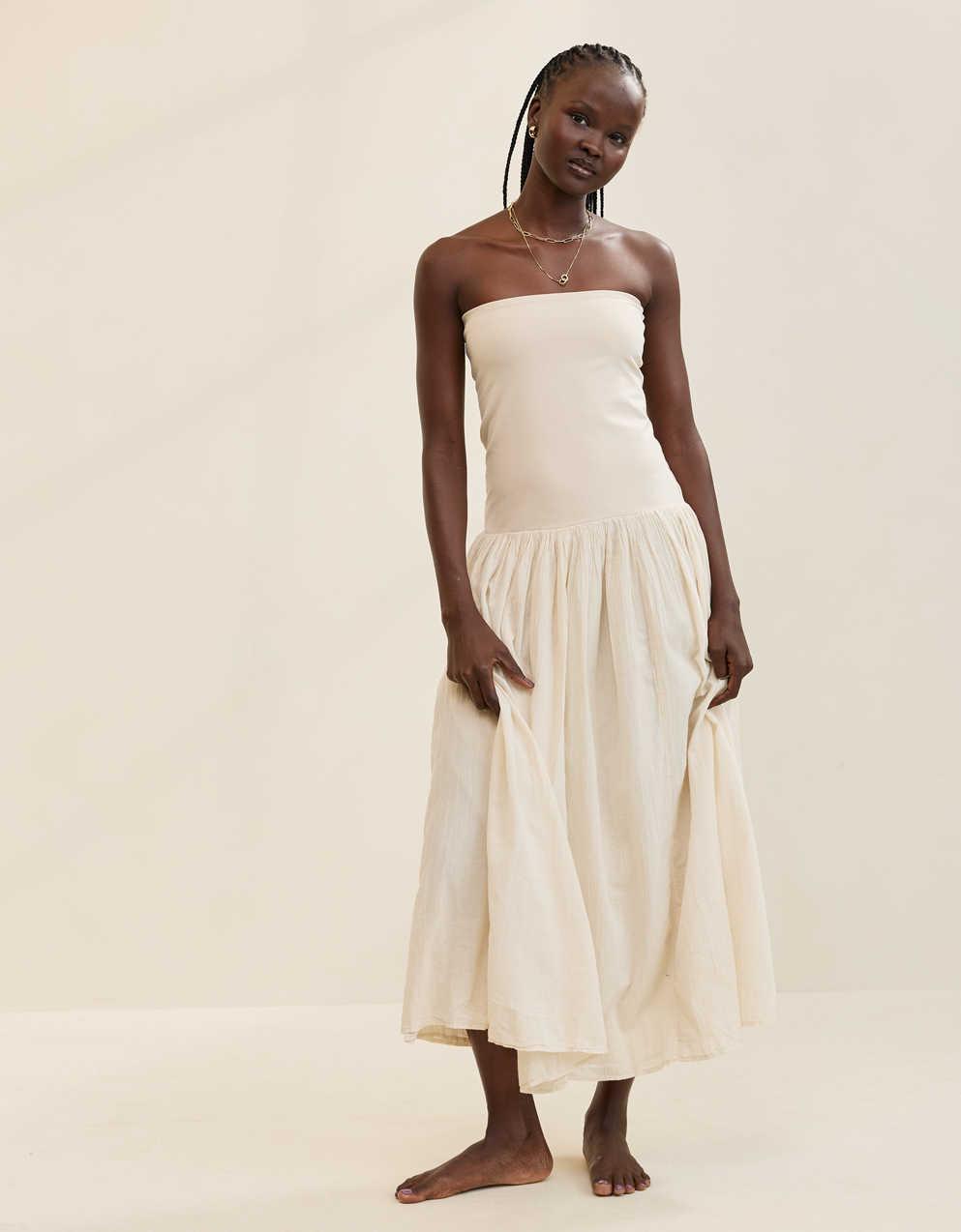 Aerie At The Barre Convertible Maxi Skirt