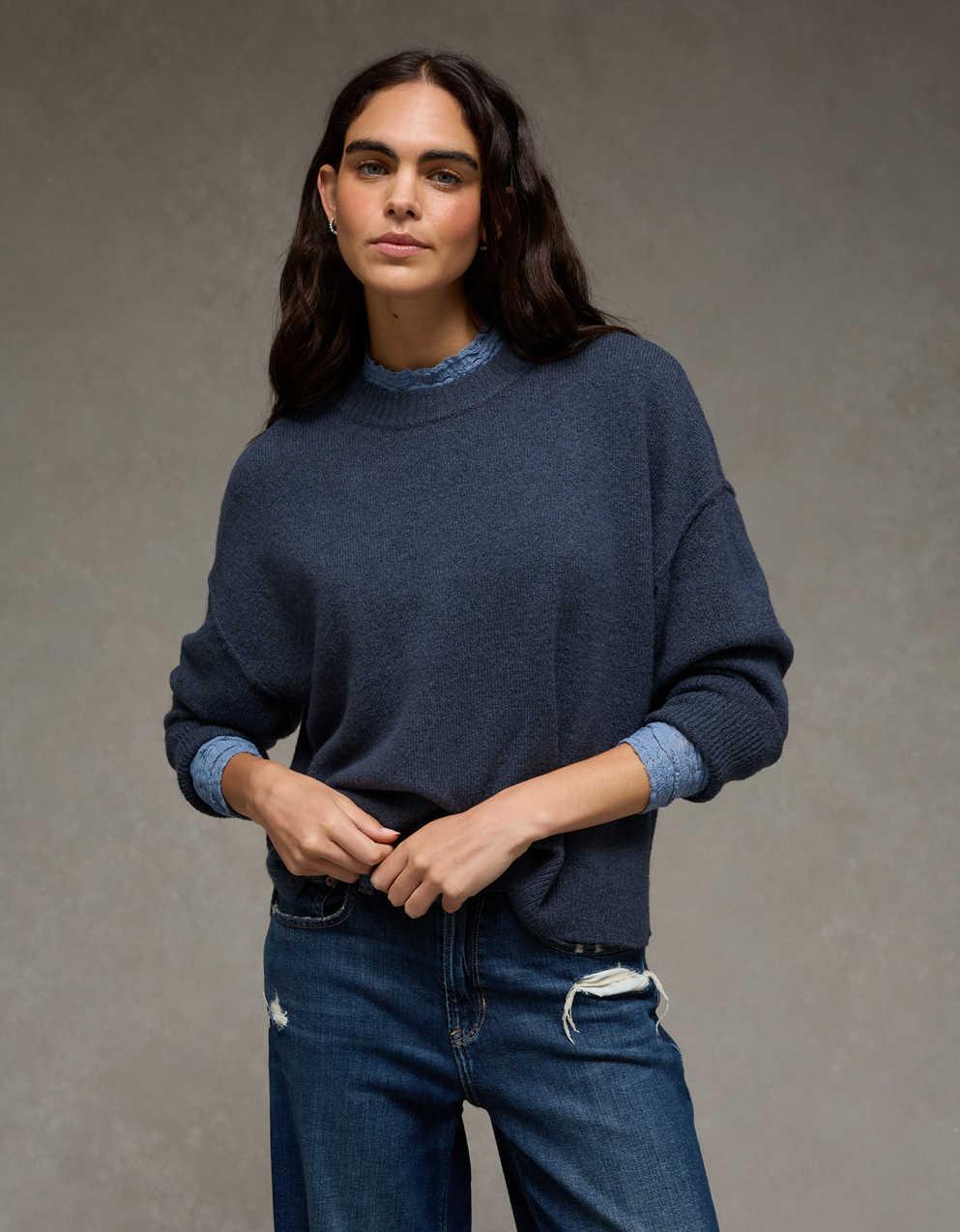 AE Whoa So Soft Classic Crew Neck Sweater