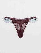 Show Off Sheer Happiness Lace Thong Underwear