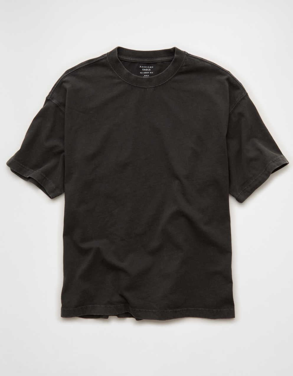 AE Boxy Fit Sueded Jersey T-Shirt