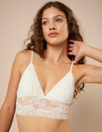 Show Off Midnight Romance Lace Padded Triangle Bralette