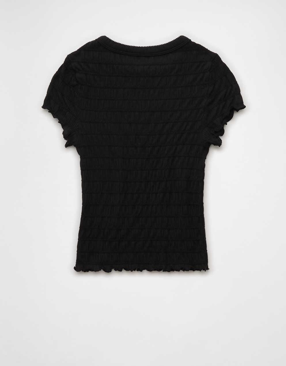 AE Smocked Hey Baby Tee