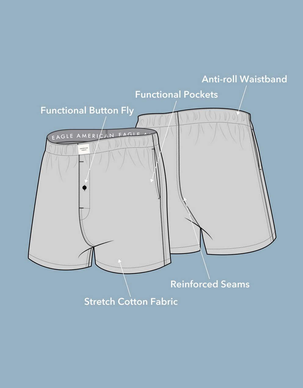 AEO Camo Deer Classic Stretch Boxer Short