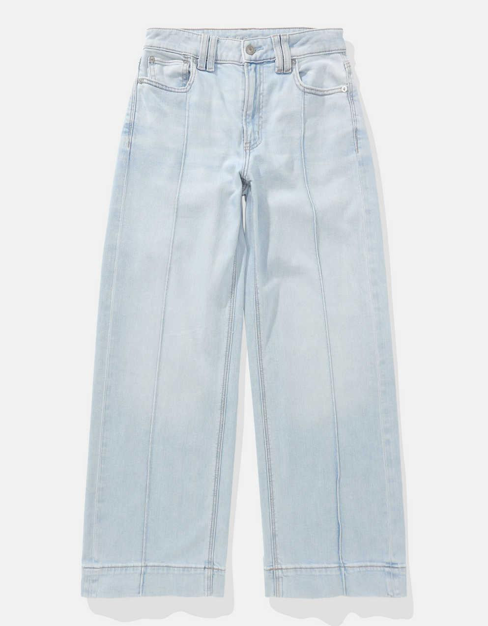AE Stretch Super High-Waisted Baggy Wide-Leg Jean