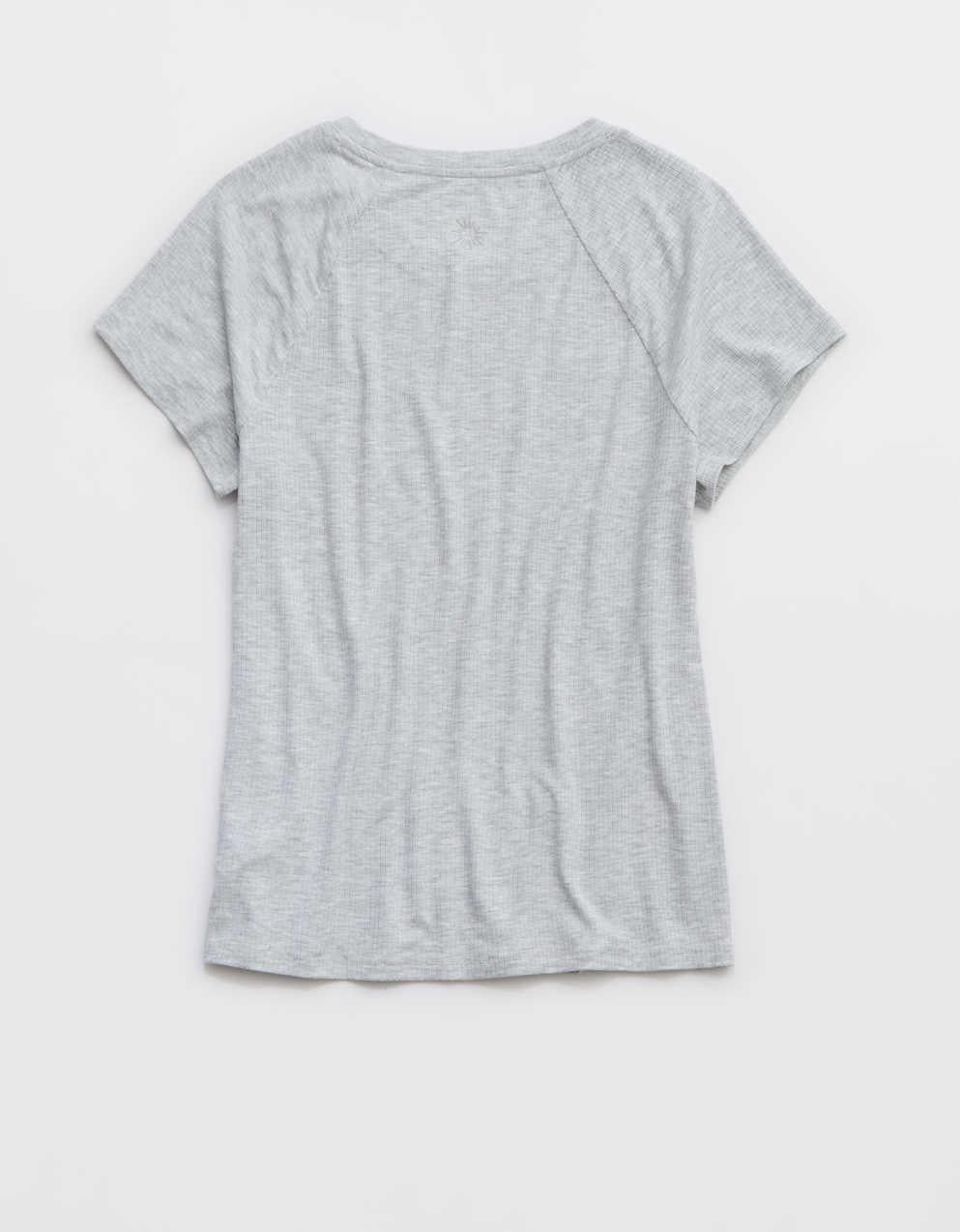 OFFLINE By Aerie Thumbs Up Ribbed T-Shirt