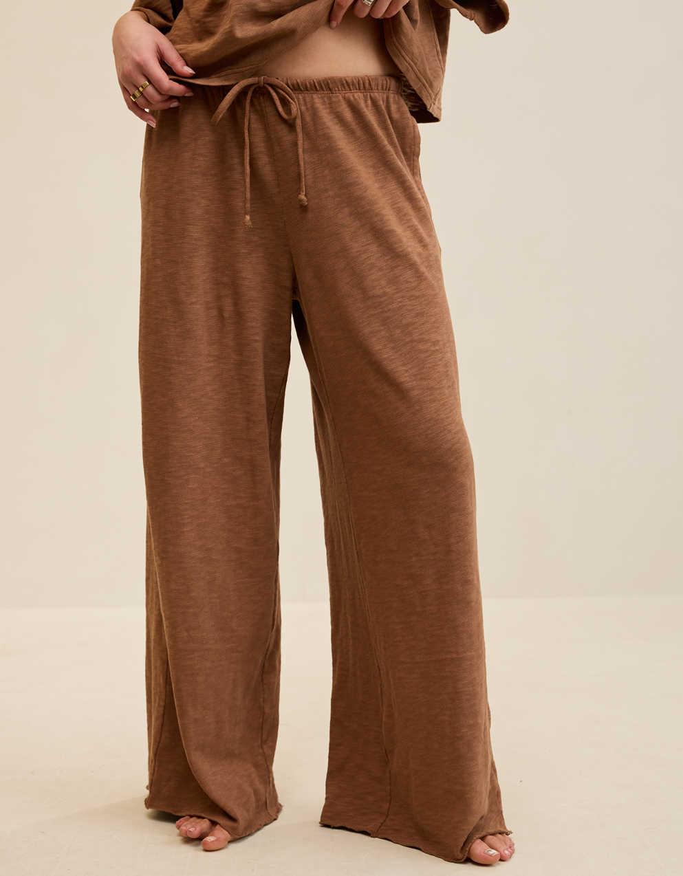 Aerie It's Casual Knit Slub Trouser