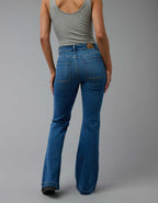 AE Super High-Waisted Flare Jean