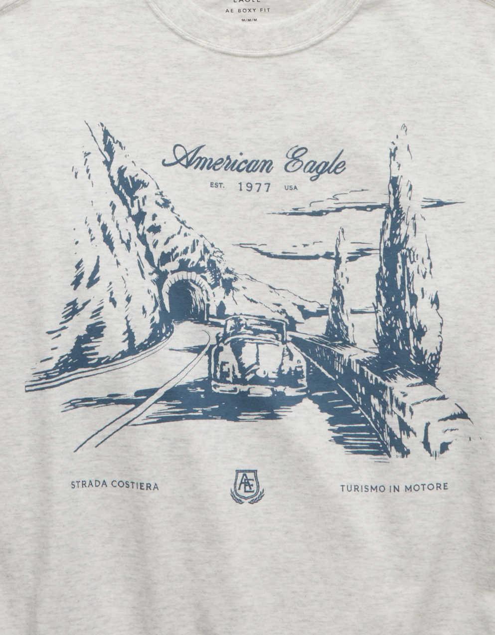AE Boxy Long Sleeve Graphic T-Shirt