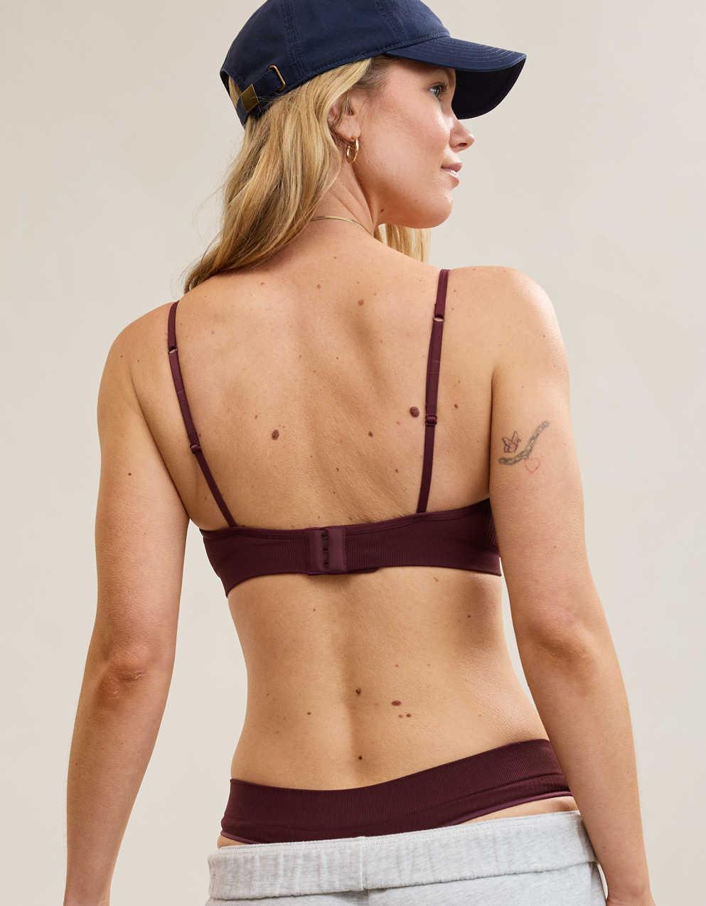 Superchill Seamless Rib Padded Scoop Bralette