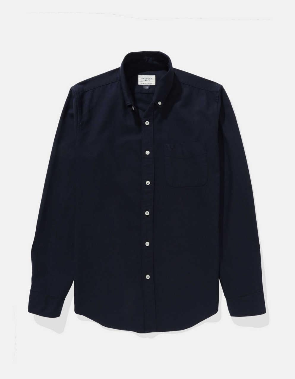 AE Everyday Slim Oxford Button-Up Shirt