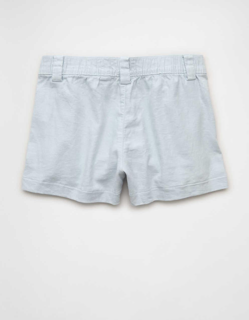 AE Stretch High-Waisted Pleated Trouser Short