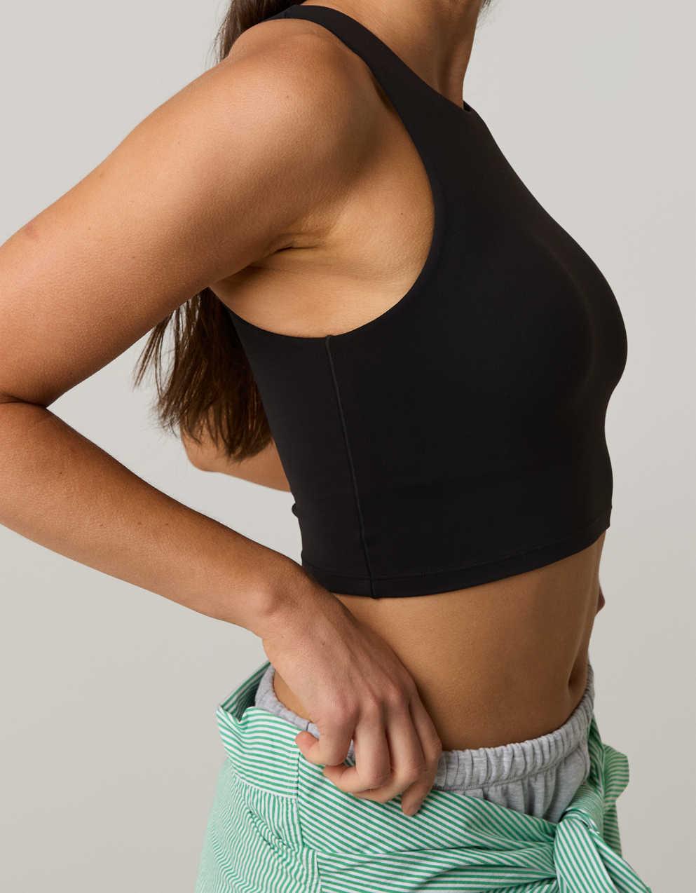 OFFLINE By Aerie Real Me XTRA High Neck Longline Sports Bra