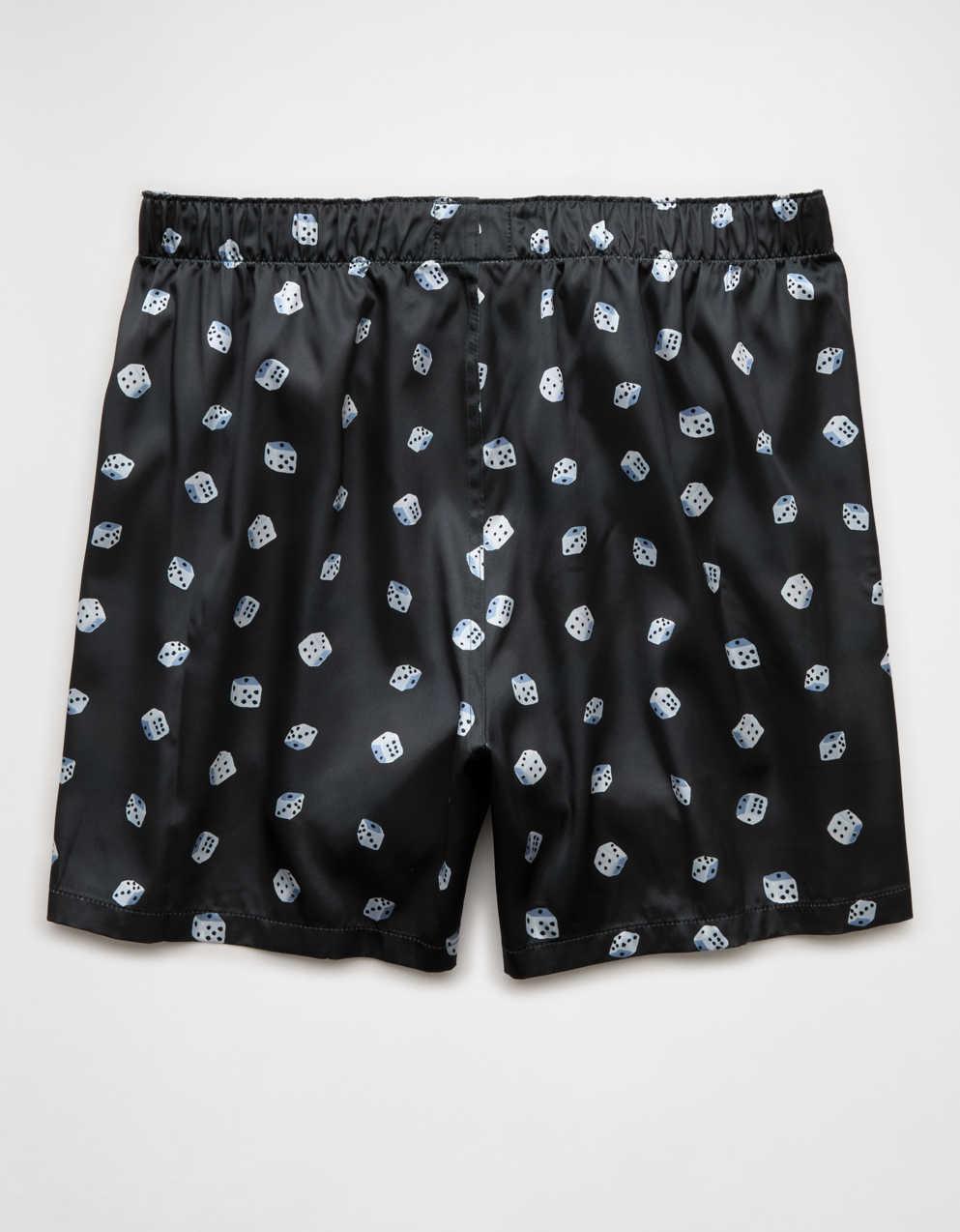 AEO Men's Dice Satin Pocket Boxer Short