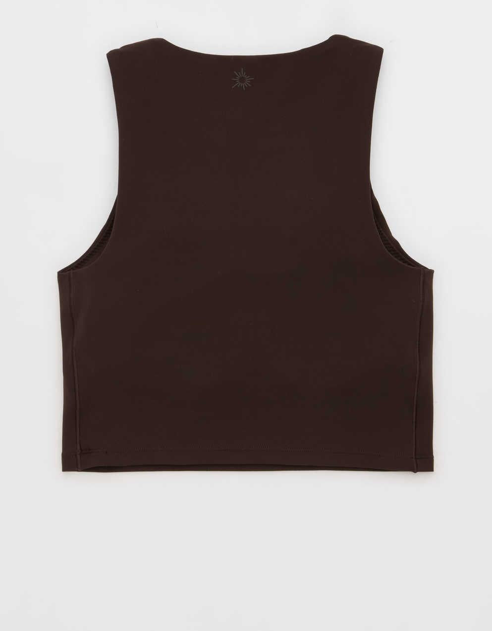 OFFLINE By Aerie Real Me XTRA High Neck Longline Sports Bra