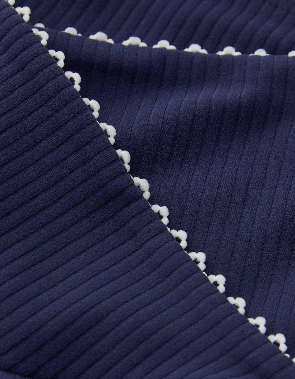 OFFLINE By Aerie Real Me XTRA Ribbed Picot Trim Crossover Legging