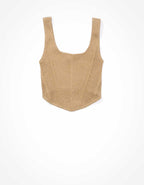 AE Cropped Sweater Tank Top