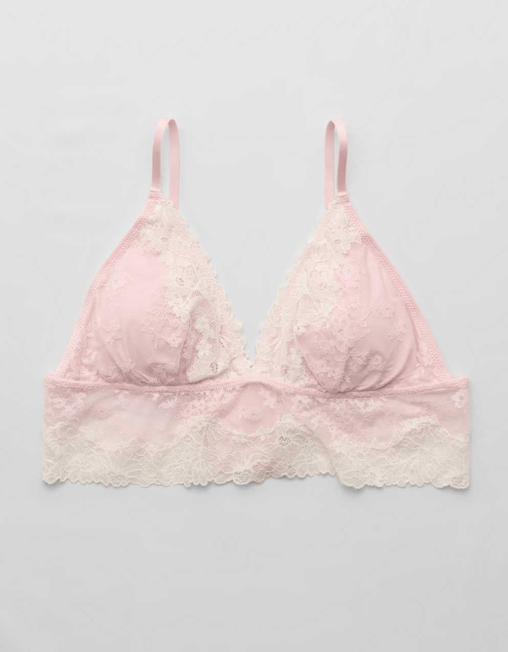 Show Off Midnight Romance Lace Padded Triangle Bralette