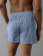 AEO Men's Plaid Poplin Pocket Boxer Short