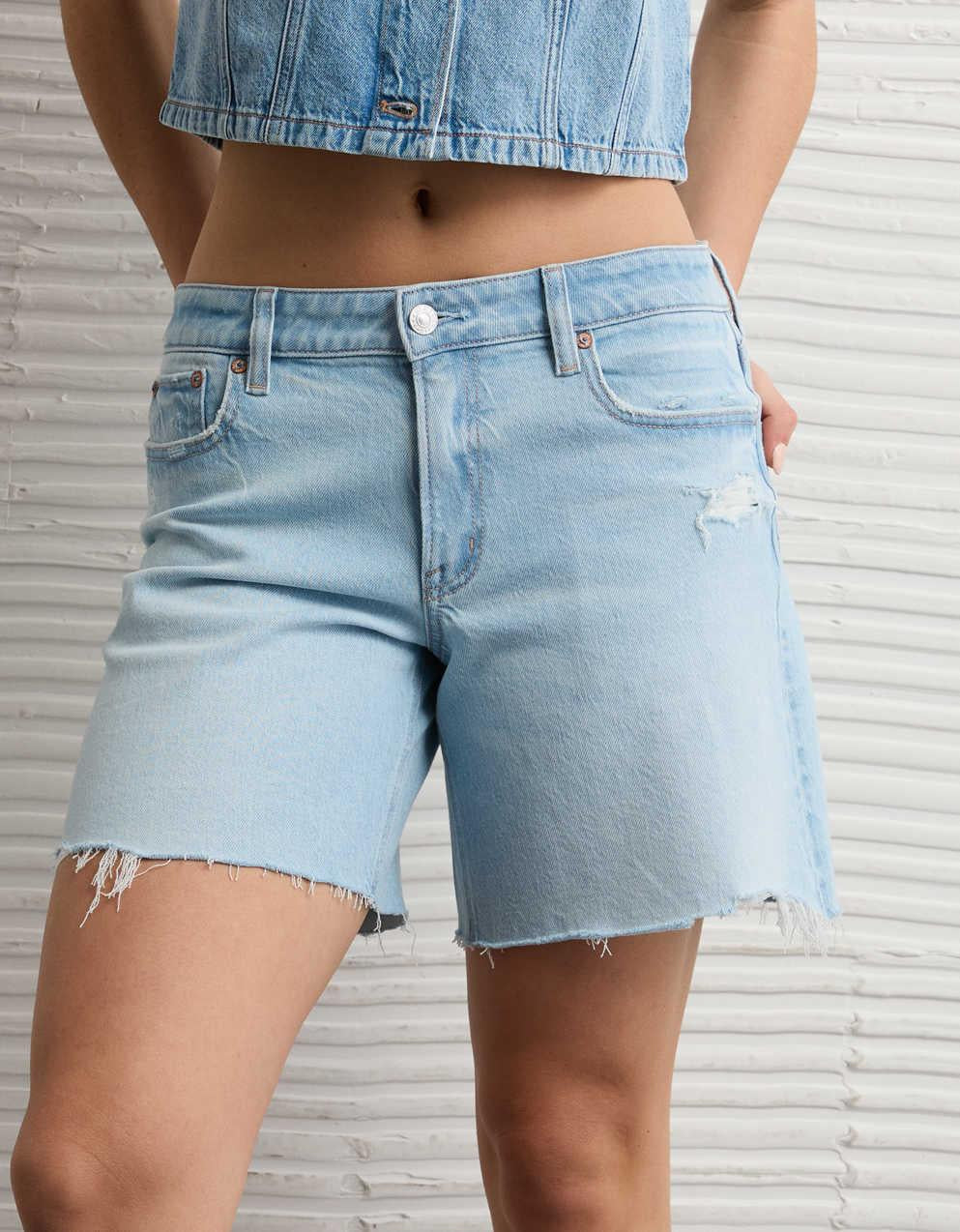 AE Stretch Low-Rise Baggy 8" Jort