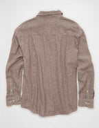 AE Relaxed Fit Linen-Blend Button-Up Shirt