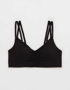 OFFLINE By Aerie Real Me Ruched Strappy Sports Bra