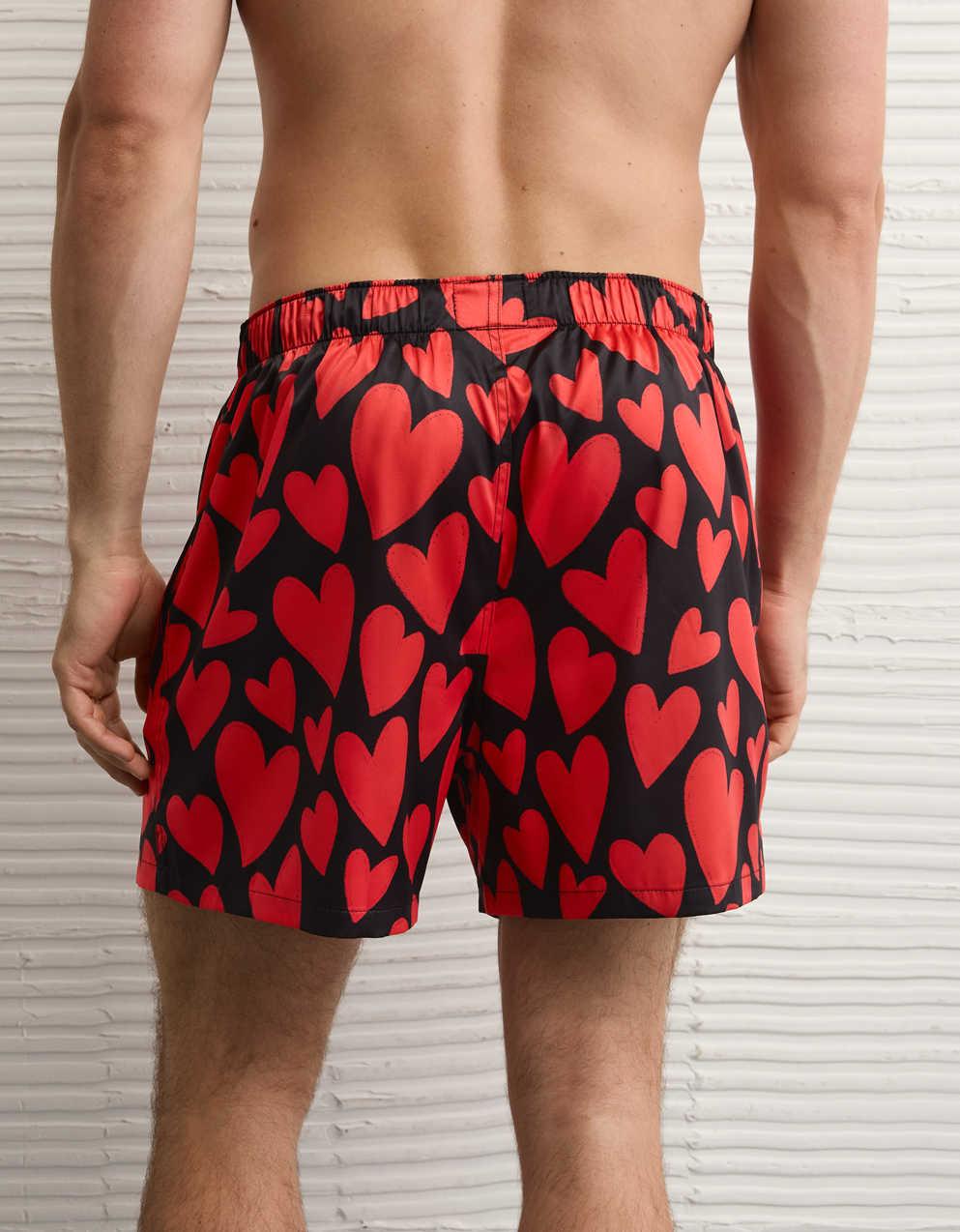 AEO Men's Valentine's Day Satin Pocket Boxer Short