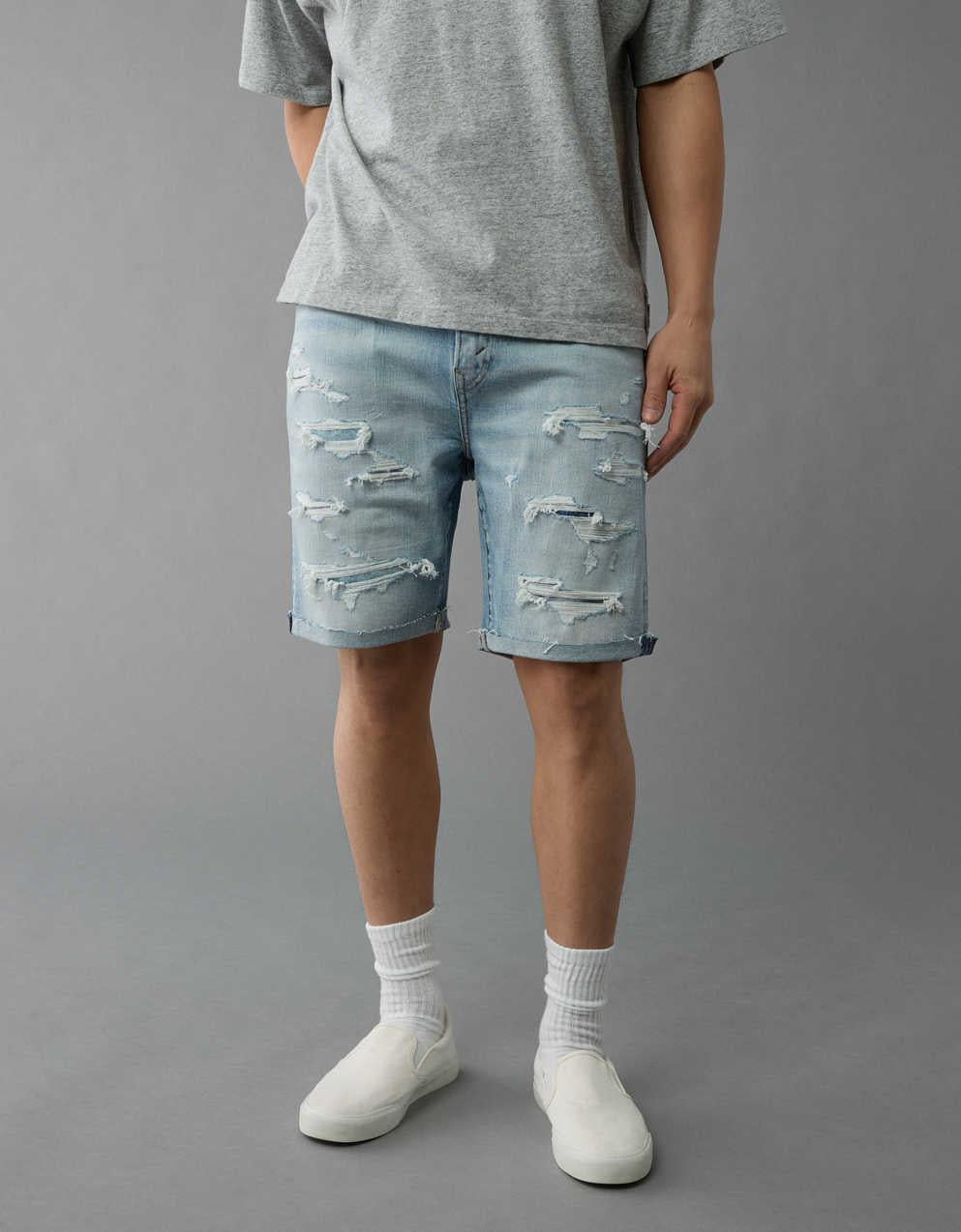 AE 9" EasyFlex Patched Denim Short