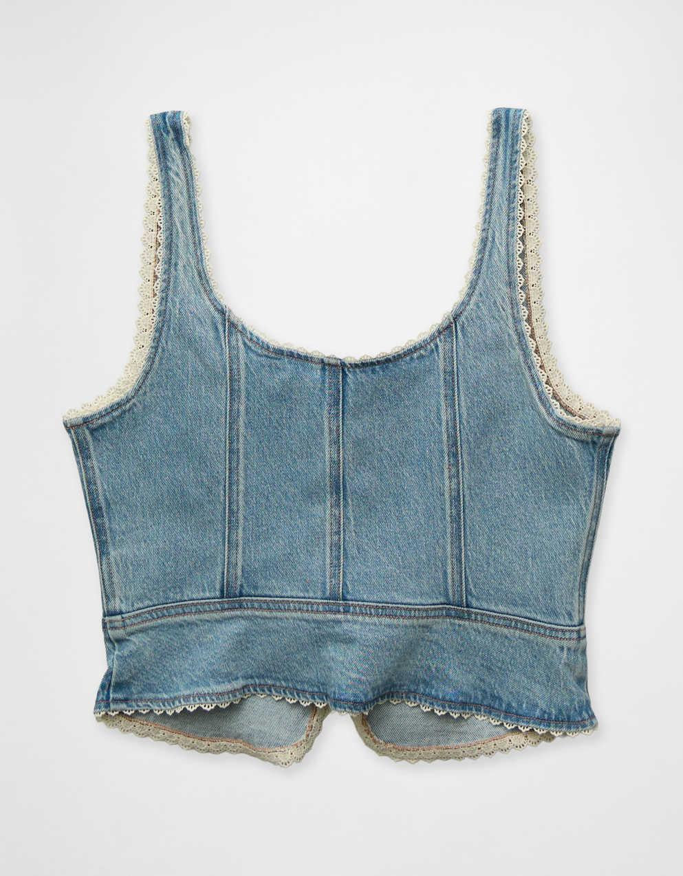 AE Lace-Up Denim Corset
