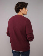 AE Waffle Crew Neck Sweater