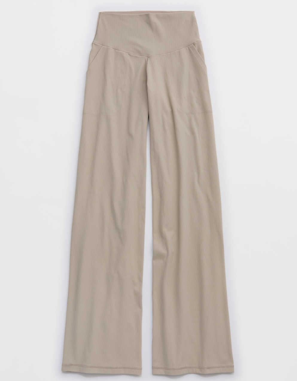 OFFLINE By Aerie Real Me XTRA Ribbed High Waisted Trouser