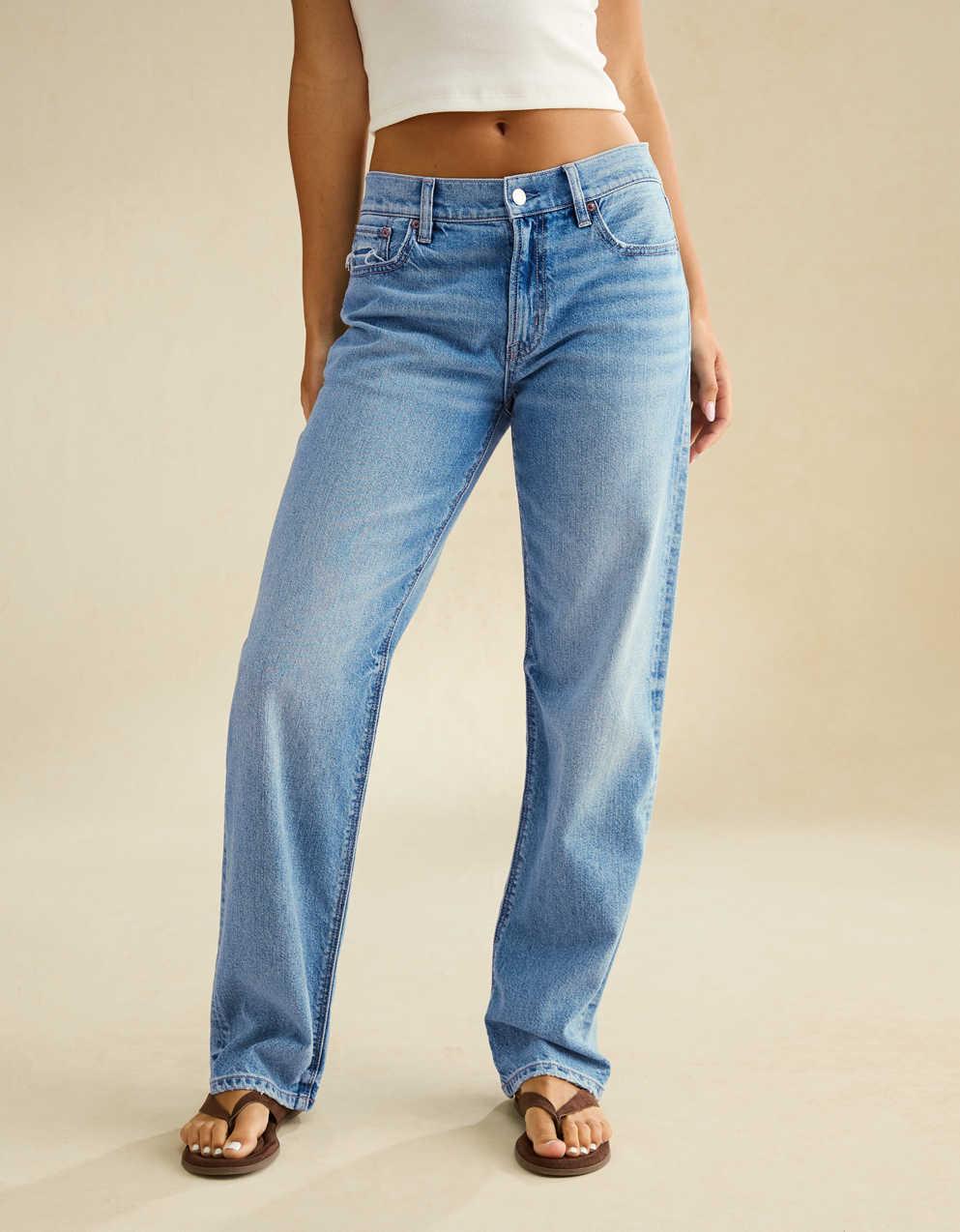 AE Low-Rise Baggy Straight Jean