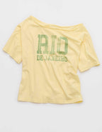 Aerie Off-The-Shoulder Relaxed Tee