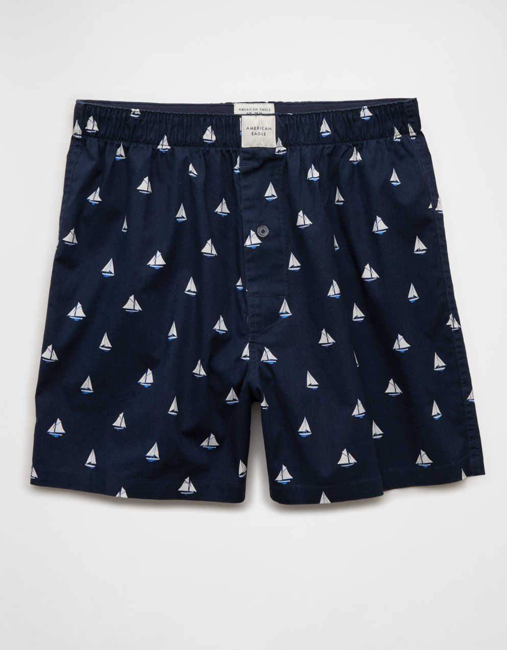 AEO Men's Sailboats Stretch Boxer Short