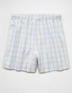 AEO Men's Plaid Stretch Cotton Boxer Short