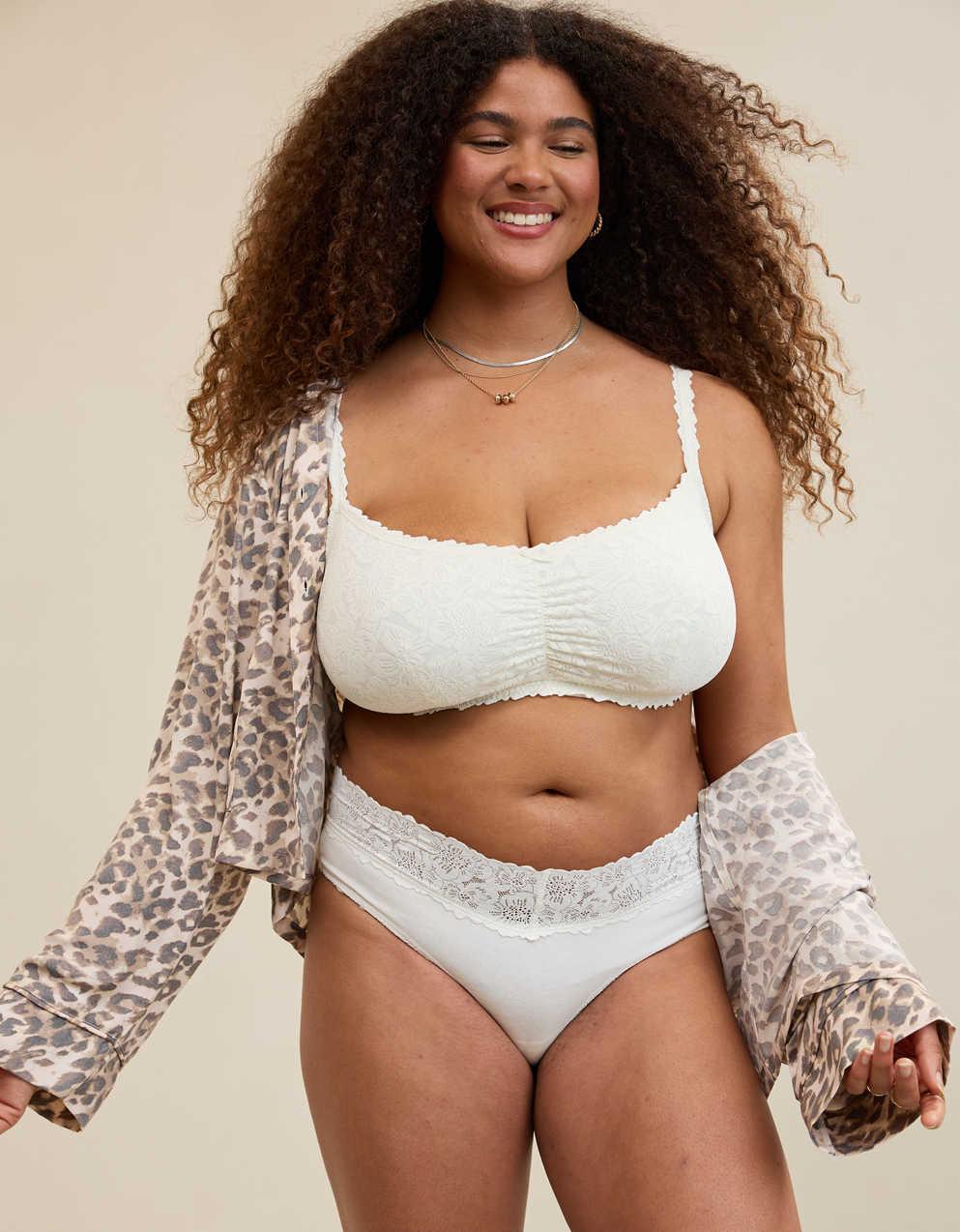 Show Off Rosey Lace Padded Scoop Bralette